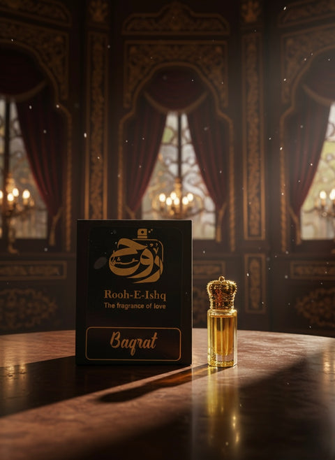 Bagrat Royal Attar – Pure Luxury Oil | Addictive Burnt Sugar & Mineral Amber | DeepSense Media Signature Collection