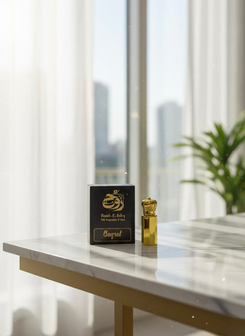 Bagrat Royal Attar – Pure Luxury Oil | Addictive Burnt Sugar & Mineral Amber | DeepSense Media Signature Collection
