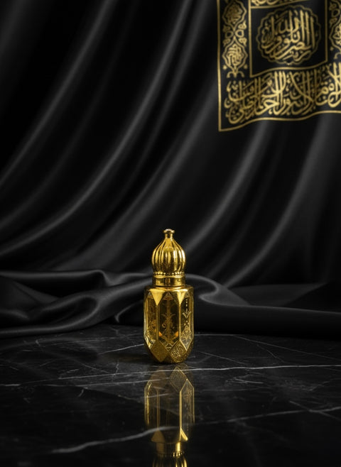 Ghelaf-e-Kaaba Intense Attar | 24-Hour Long Lasting Sacred Scent | Original Makkah-Inspired Oud & Amber Oil