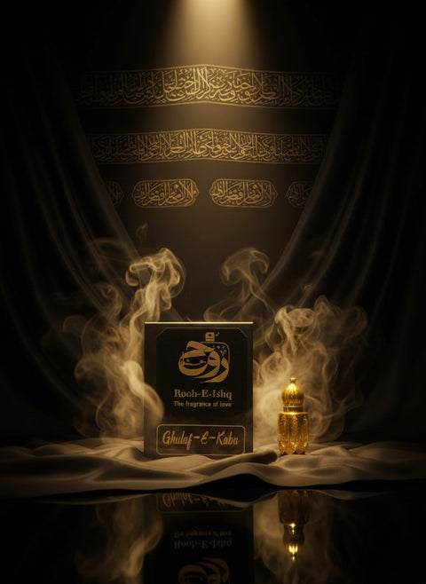 Ghelaf-e-Kaaba Intense Attar | 24-Hour Long Lasting Sacred Scent | Original Makkah-Inspired Oud & Amber Oil