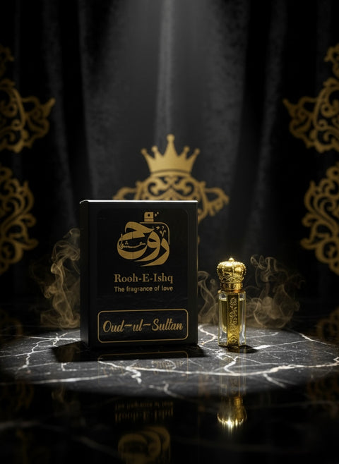 Oud Ul Sultan Concentrated Attar – 12ml | 100% Pure Perfume Oil | 24-Hour Infinite Skin-Bonding | The Imperial Essence by DeepSense Media