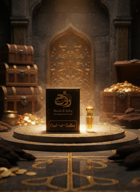 Oud Ul Sultan Concentrated Attar – 12ml | 100% Pure Perfume Oil | 24-Hour Infinite Skin-Bonding | The Imperial Essence by DeepSense Media
