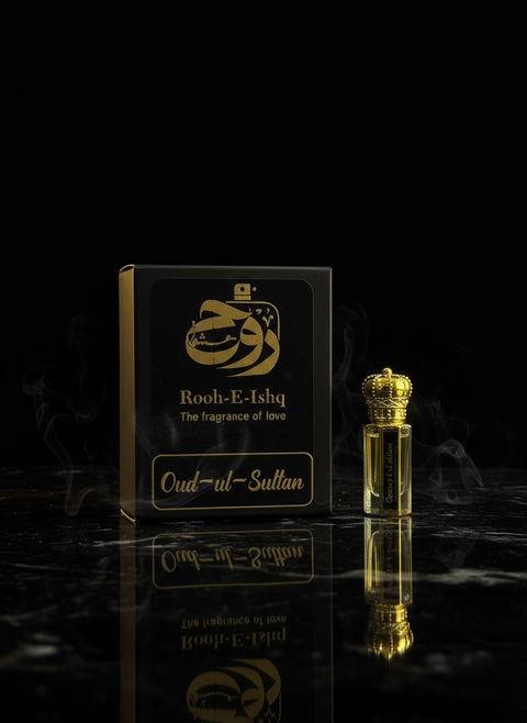 Oud Ul Sultan Concentrated Attar – 12ml | 100% Pure Perfume Oil | 24-Hour Infinite Skin-Bonding | The Imperial Essence by DeepSense Media