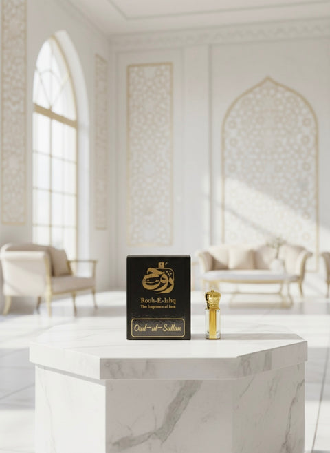 Oud Ul Sultan Concentrated Attar – 12ml | 100% Pure Perfume Oil | 24-Hour Infinite Skin-Bonding | The Imperial Essence by DeepSense Media