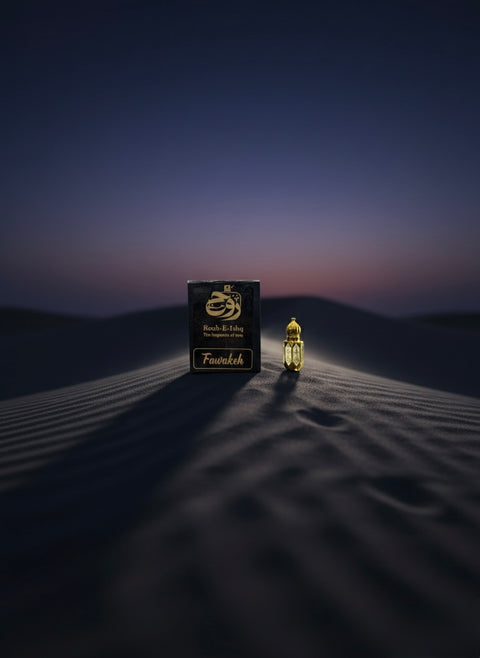 Fawakeh Intense – Tropical Fruit Cocktail Perfume Oil (Ittar) | Sweet Mango, Peach & Passionfruit Blend |  Alcohol-Free Long-Lasting Scent